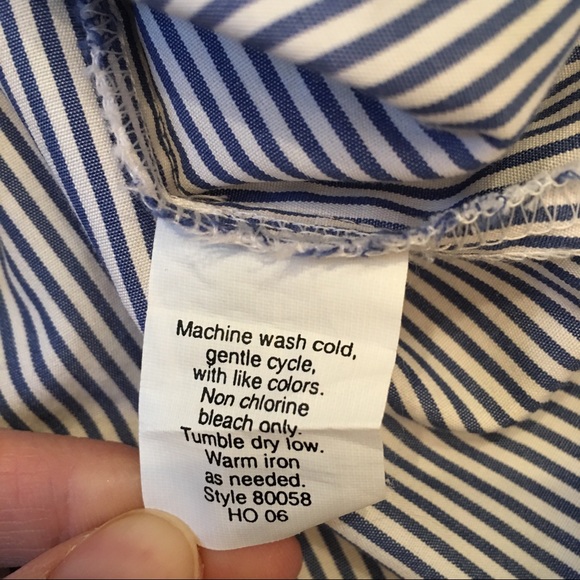 J. Crew | striped ruffle tuxedo button down shirt - Picture 4 of 5